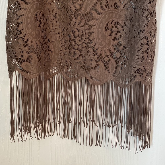 BKE brown tunic top size Medium - Picture 3 of 4